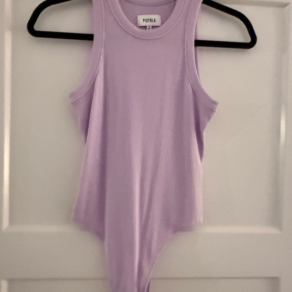 Pistola Lavender Ribbed Bodysuit